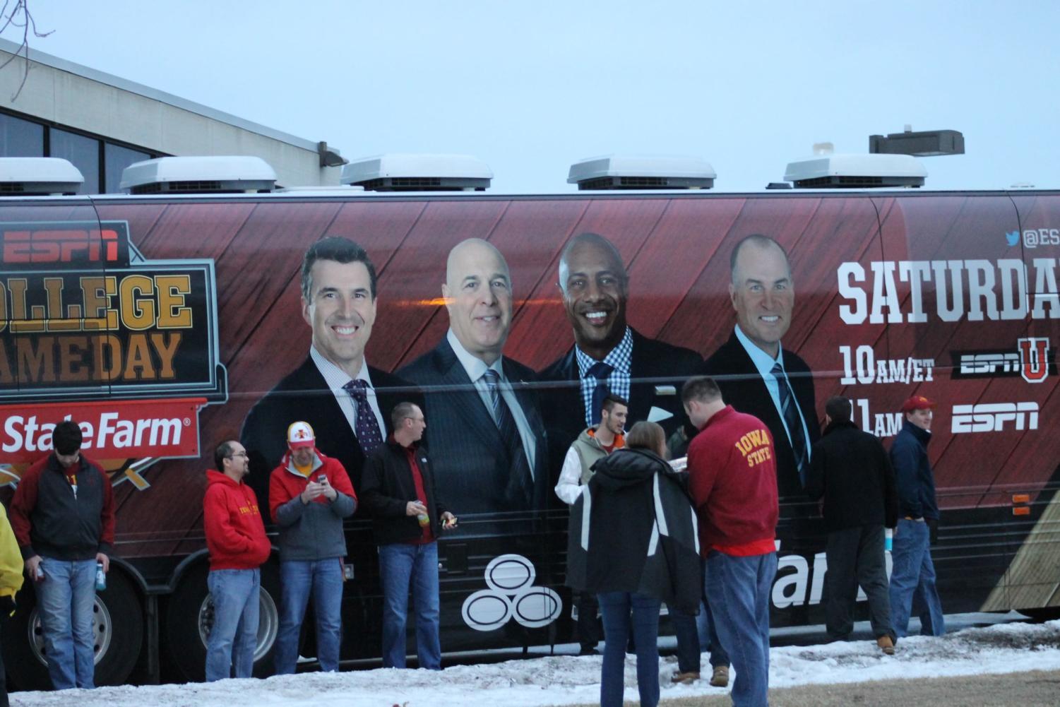 Personalities Pull Up for ESPN's College GameDay Built by The Home