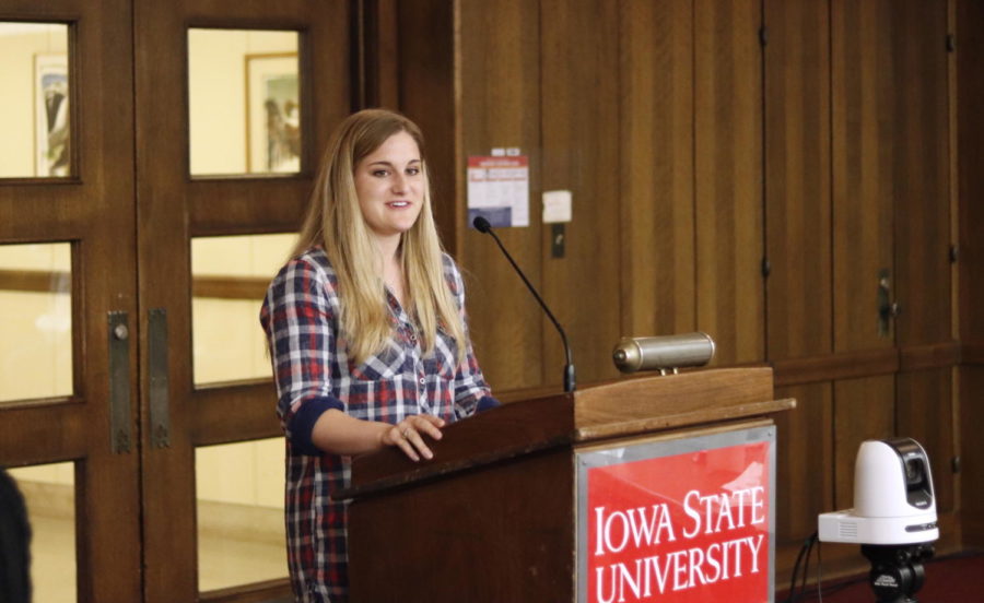 Madison Mueller, then-senior in agricultural business and now-graduate student in business, was confirmed to serve as the finance director of Student Government. Mueller has previously served as a College of Agriculture and Life Sciences senator.
