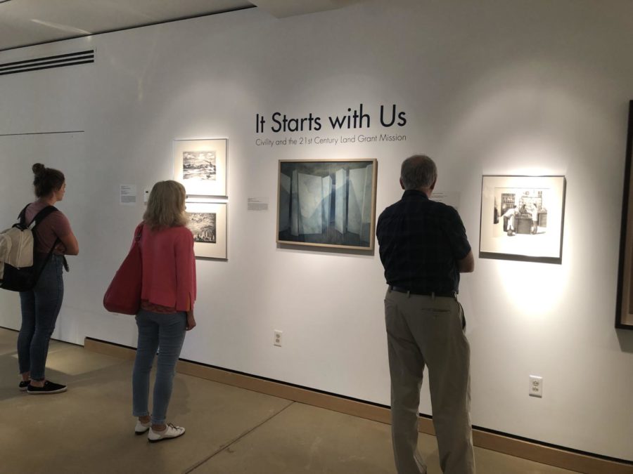 Attendees of the first Fall 2019 reACT exhibition reflect on the curated collection, which focuses on civility.