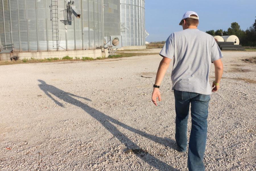 Grant Heineman, a fifth-generation farmer and then-senior in agricultural engineering, often returned home on weekends to help his family out during the harvest season.