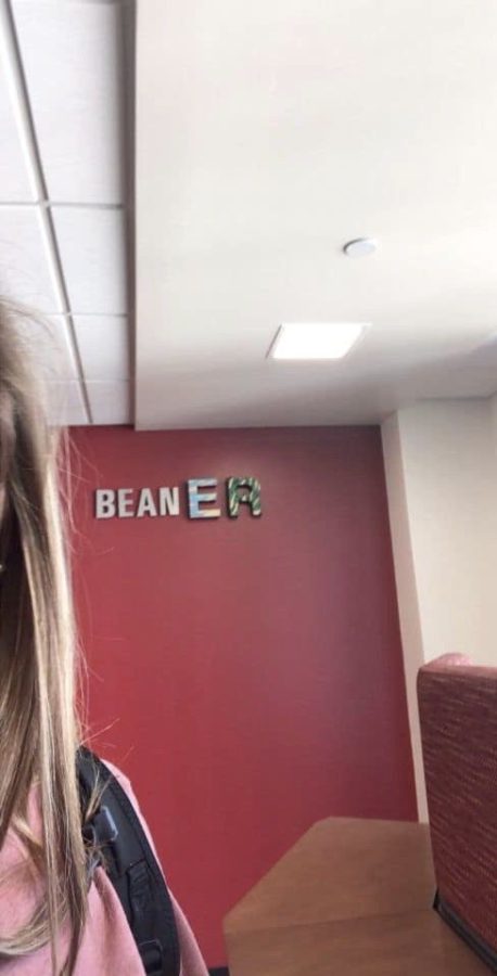 Bean house in Geoffroy Hall was vandalized with the racial slur Beaner on Sept. 4. The hall director and the CA of Bean house, Liliana Delgado, had a meeting about the incident and a house meeting was later held, but no further actions were taken by campus offices.