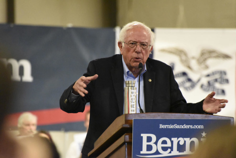 Sen. Bernie Sanders hosted a rally on Sept. 8 in Ames. He spoke on many aspects of his campaign, including the Medicare for All bill that he signed with 14 other senators.