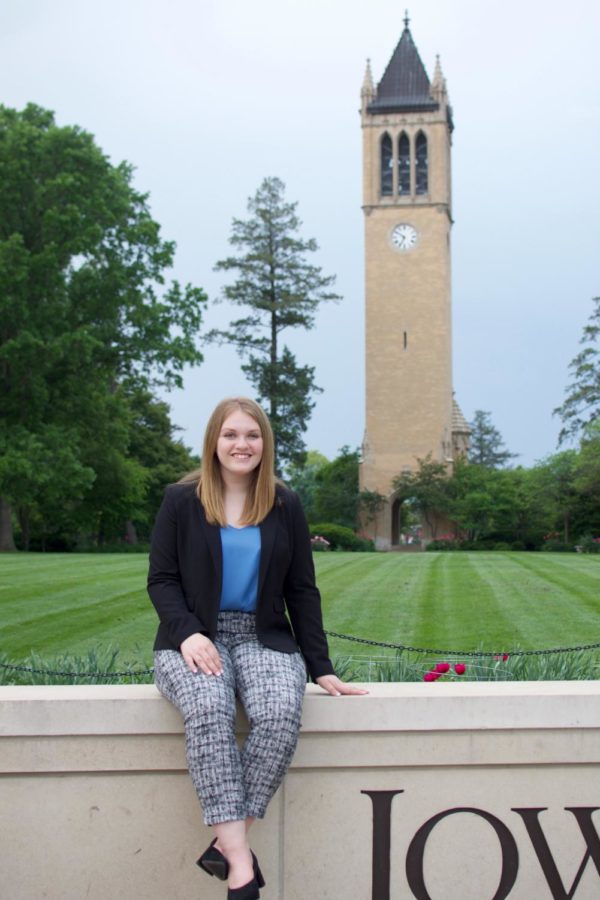 Rachel Junck, senior in chemical engineering at Iowa State, is running for Ames City Council Ward 4.