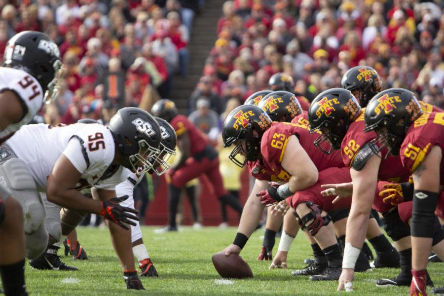 Iowa+State+faced+Oklahoma+State+in+their+Homecoming+game+Oct.+26%2C+2019+at+Jack+Trice+Stadium.+The+Cyclones+lost+to+the+Cowboys+34-27.