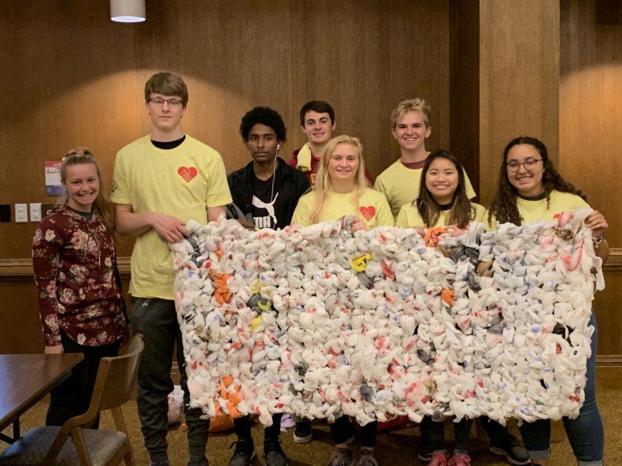 Bed of Bags is a fairly new club on campus that works to weave plastic bags into beds for homeless individuals and communities. 