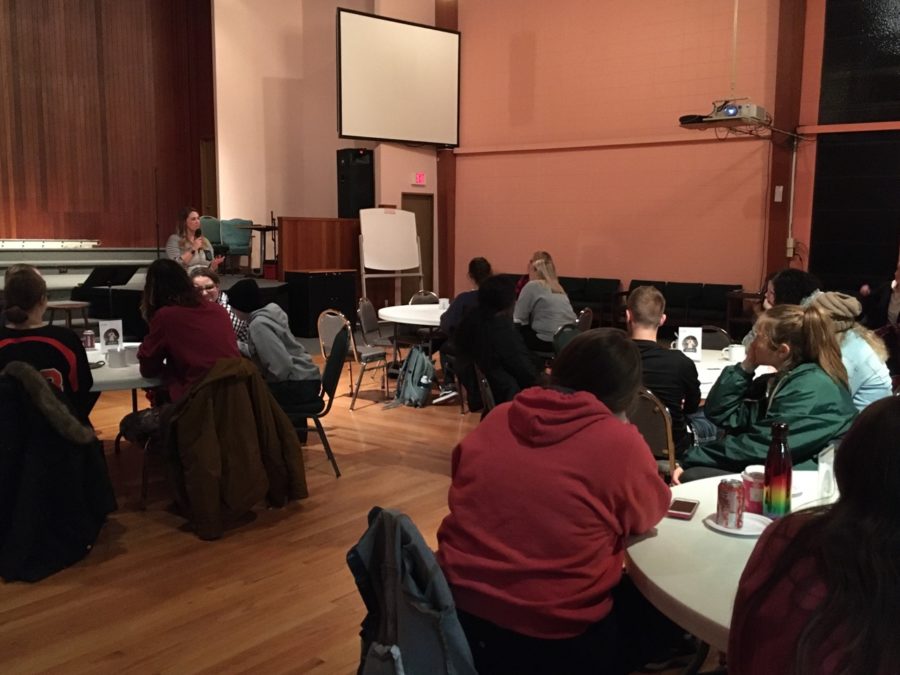 Jennifer Hibben, campus pastor and reverend for the Collegiate United Methodist Church, led a discussion around the idea that Jesus is a feminist Wednesday.