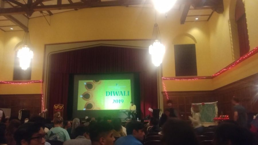 Attendees pack into the Great Hall of the Memorial Union on Sunday for Diwali, also known as the Festival of Lights.