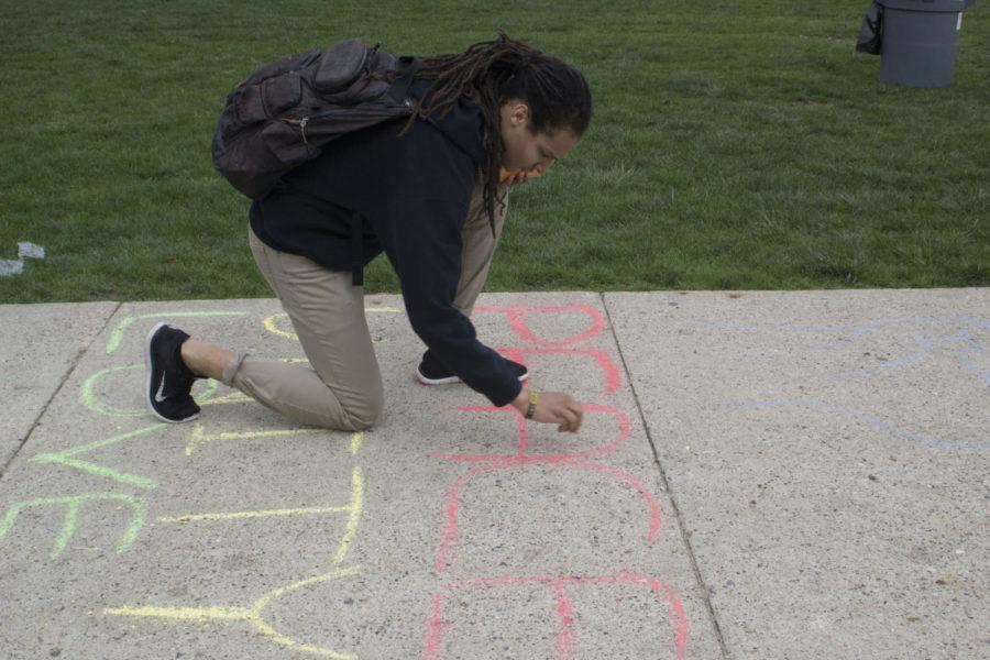On Monday, Iowa States new chalking policy became effective. The policy was created after offensive chalkings were found around campus.