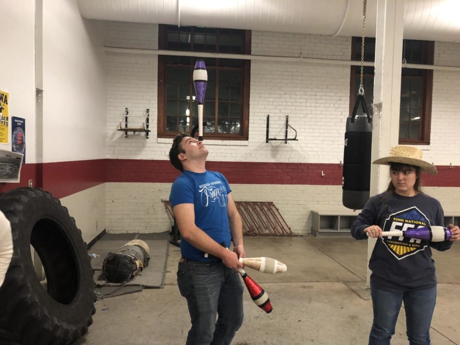 Members of the Juggling and Cycling Club at Iowa State agree that while the club challenges them, it also pushes them to step outside of their comfort zones both in and outside of the club. 