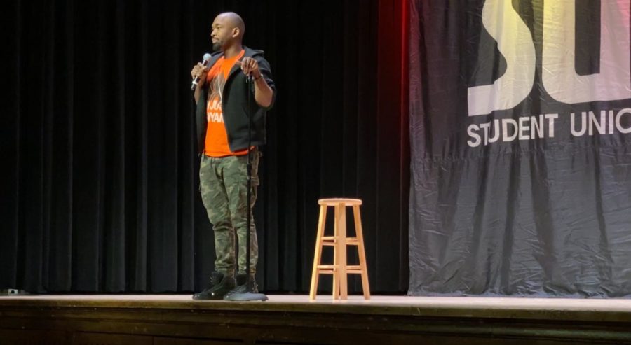 Comedian Jay Pharaoh performs Friday the Great Hall of the Memorial Union for Iowa States WinterFest.