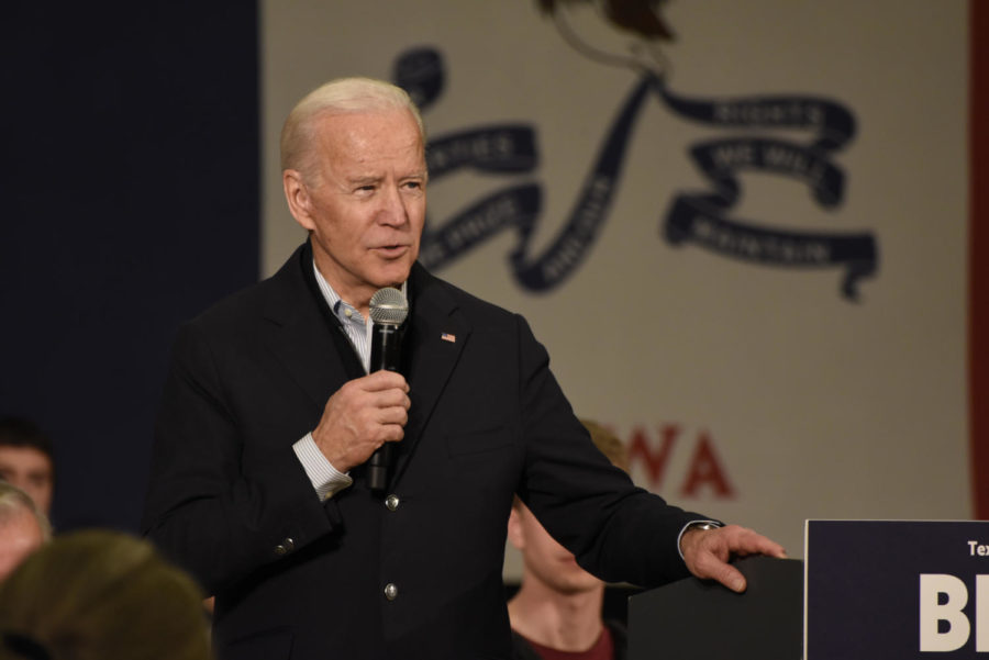 Former Vice President Joe Biden visited Iowa State on Wednesday as part of his No Malarkey! tour.