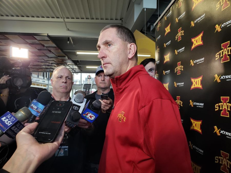 Athletic Director Jamie Pollard takes questions from the media about Iowa State being picked to play in 2019 Camping World Bowl against No. 14 Notre Dame.