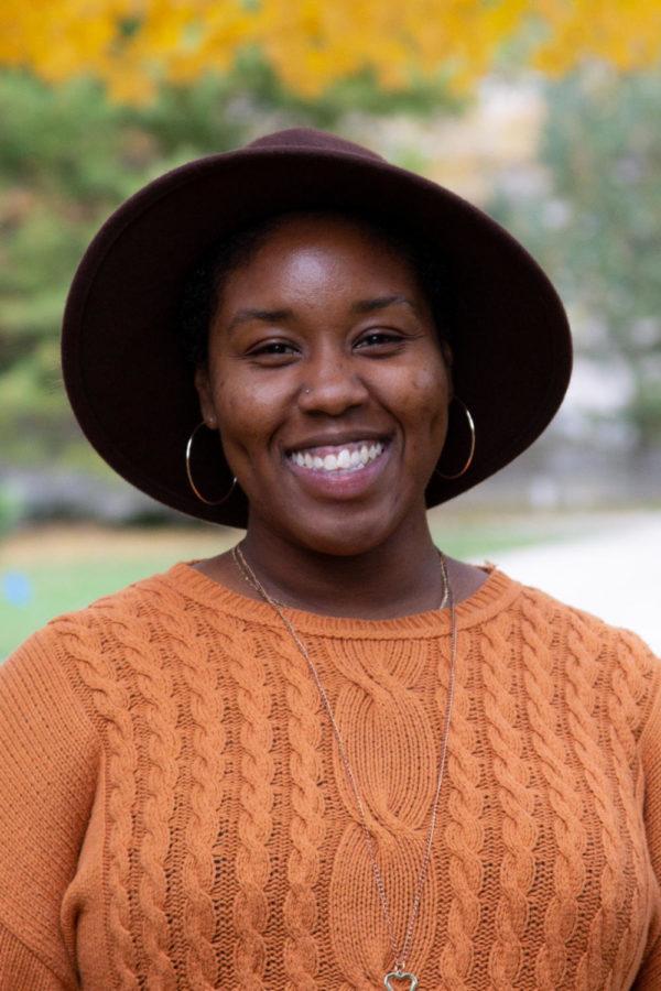 Iowa State graduate student in education, first generation student and student of color, Vashalice Kaaba. 
