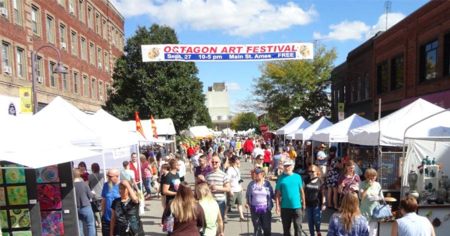 The Octagon Art Festival has been in Ames for 50 years. 