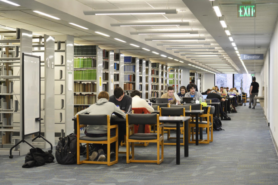 With finals fast approaching students spend dead week at Parks Library on Dec. 4. Parks Library will be open 24/7 until Dec. 14 to accommodate students as the semester comes to a close.