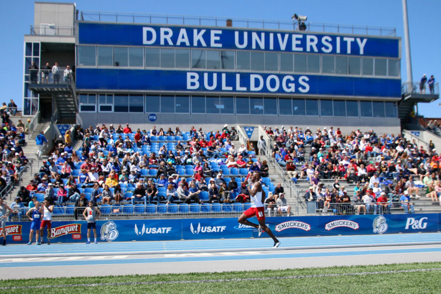Iowa State sophomore Festus Lagat opens the Distance Medley for the Cyclones at the Drake Relays. Lagat and the Cyclones finished in second place.
