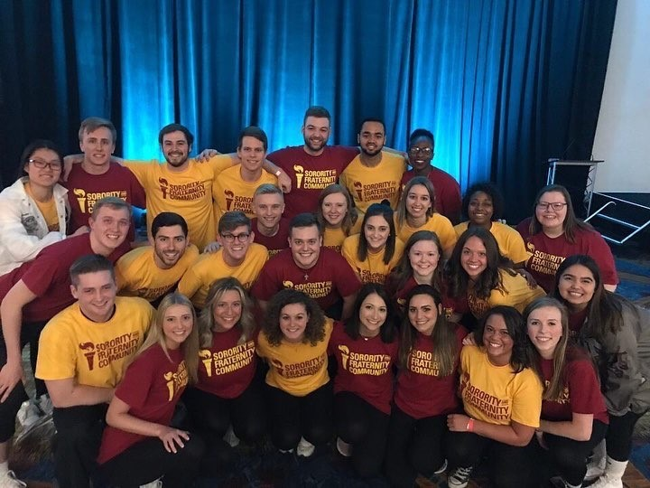 Student leaders from the sorority and fraternity community at the annual Association of Fraternal Leadership and Values Conference. 