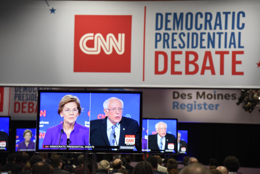 The+last+Democratic+presidential+debate+before+the+2020+Iowa+caucuses+took+place+Jan.+14+at+Drake+University+in+Des+Moines.