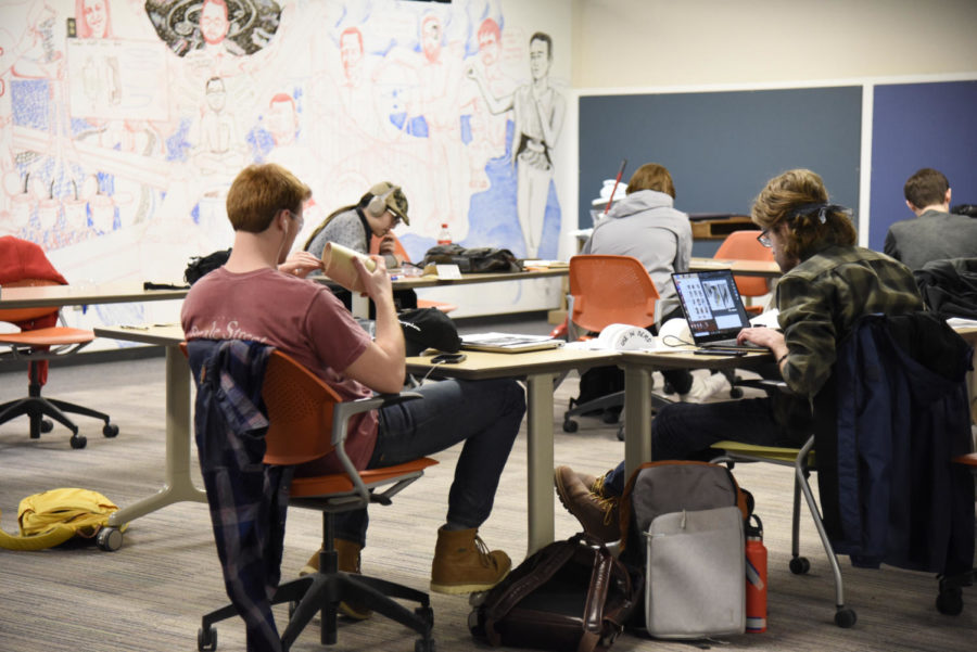 First-year design students try to find the balance between working hard and spending time with friends.