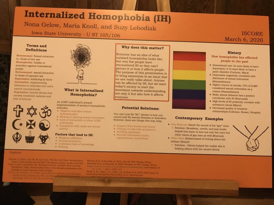 George Washington Carver First-Year Scholars taught others about internalized homophobia during ISCORE 2020.