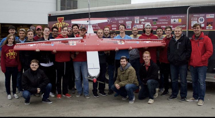 Cyclone Aero team displays their aircraft to bring to competition.