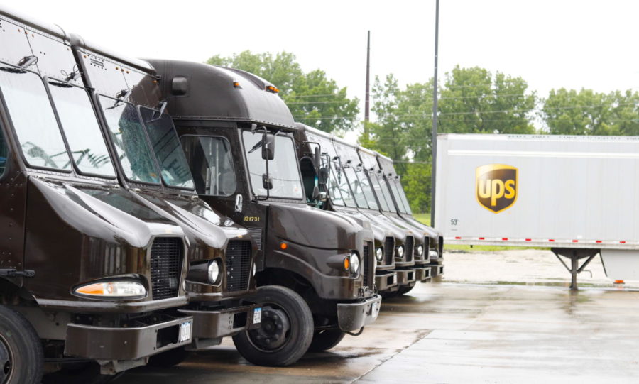 UPS+Safety+Committee+surprised+drivers+in+UPS%C2%A0Ames+Center+with+a%C2%A0send-off%C2%A0for+hitting+1+million+miles%C2%A0without+an+accident.+The+event+took+place+on+Thursday+morning.%C2%A0