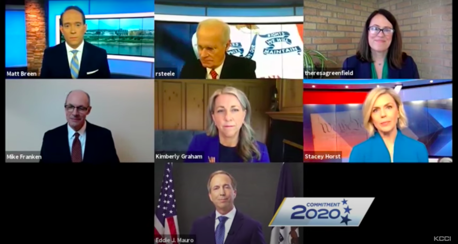 KCCI hosted a virtual senate Democratic primary forum May 19 with the four Democratic candidates running for U.S. Senate. 