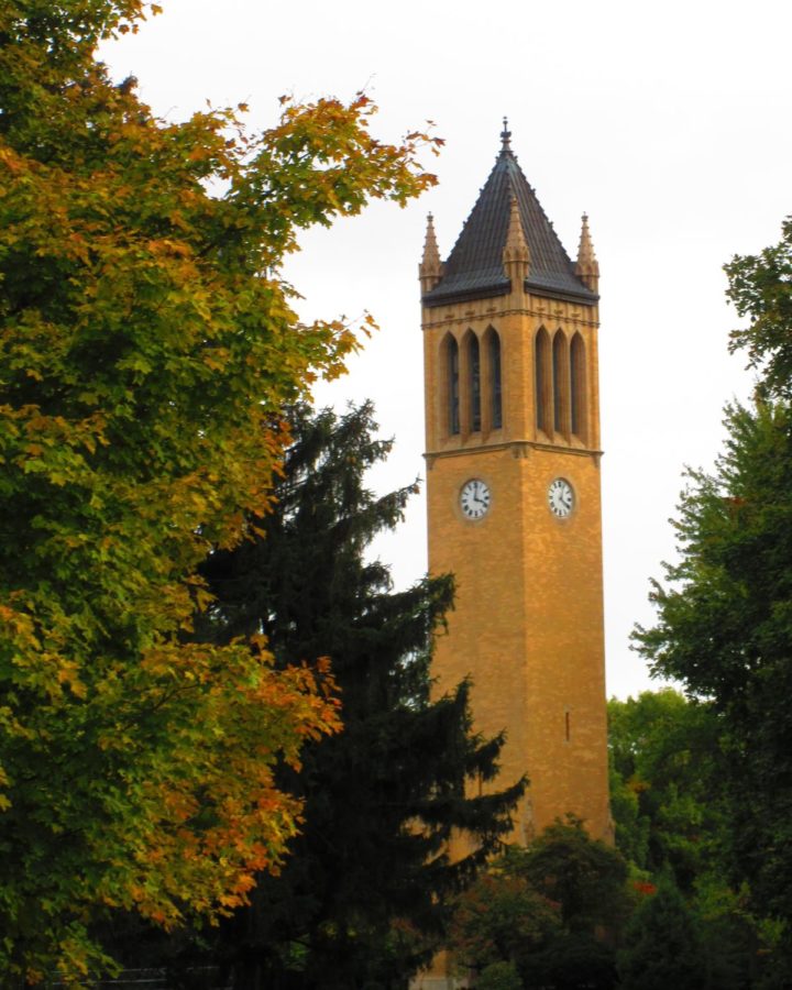 The Campanile and the carillon are frequently known as the “Bells of Iowa State.” The Campanile stands tall with 50,000 bricks and 50 bells.
