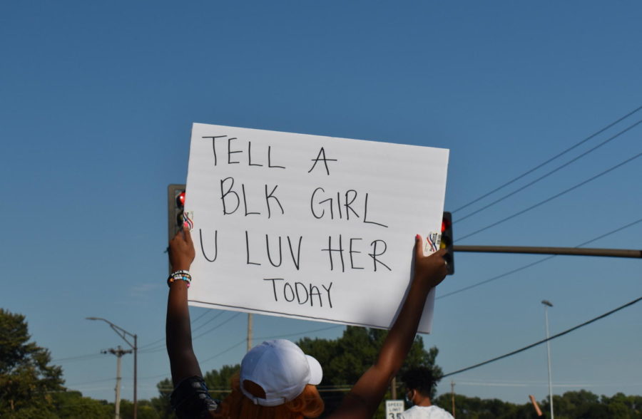The Ames Black Lives Matter (BLM) movement hosted a combined protest and block party. Approximately 50 protesters were in attendance, and the event took place on the fifth night of the Ames BLM homecoming. 