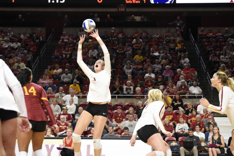 Iowa+State+volleyball+faced+Penn+State+on+Sept.+6%2C+2019.+Penn+State+won+3-0.