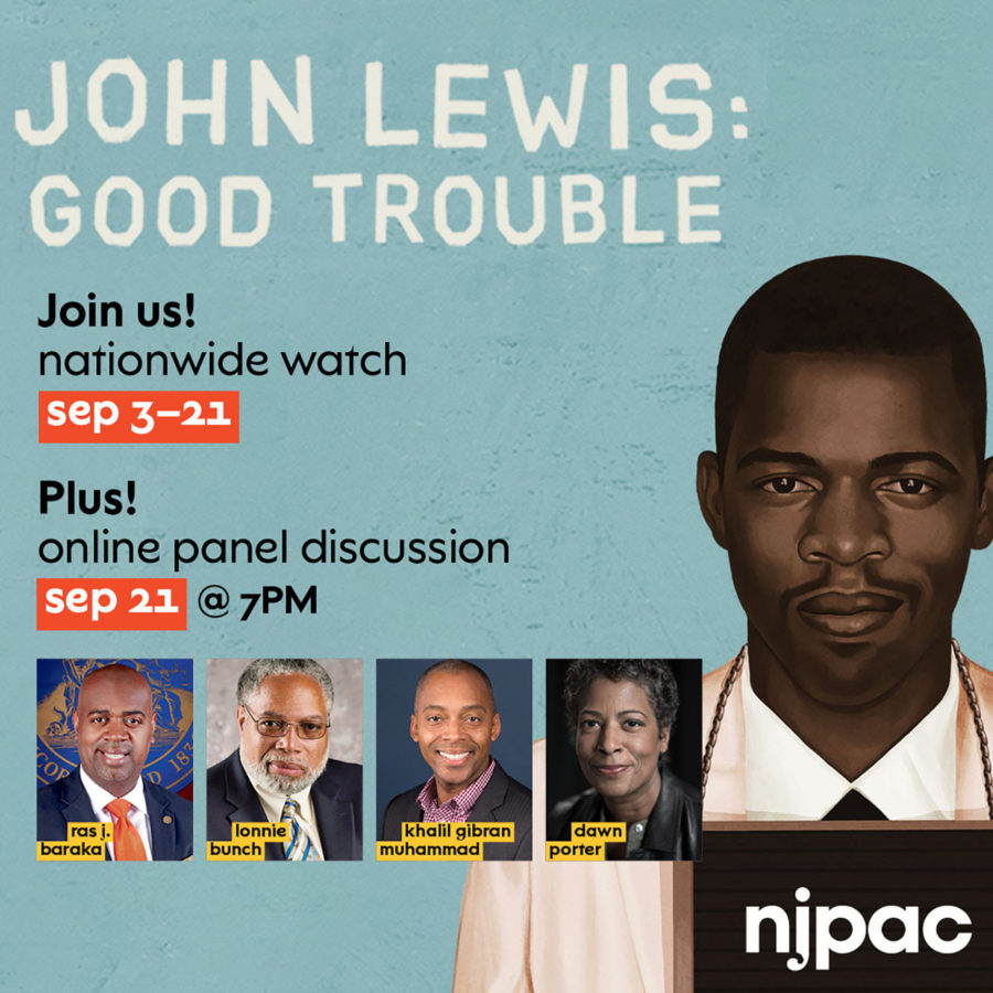 Stephens+Auditorium+partnered+with+the+New+Jersey+Performing+Arts+Center+to+present+a+webinar+highlighting+the+documentary+John+Lewis%3A+Good+Trouble.
