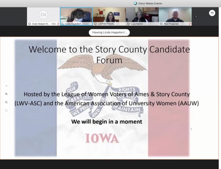Leading up to the election, the League of Women Voters of Ames and Story County host forums with candidates from local elections.