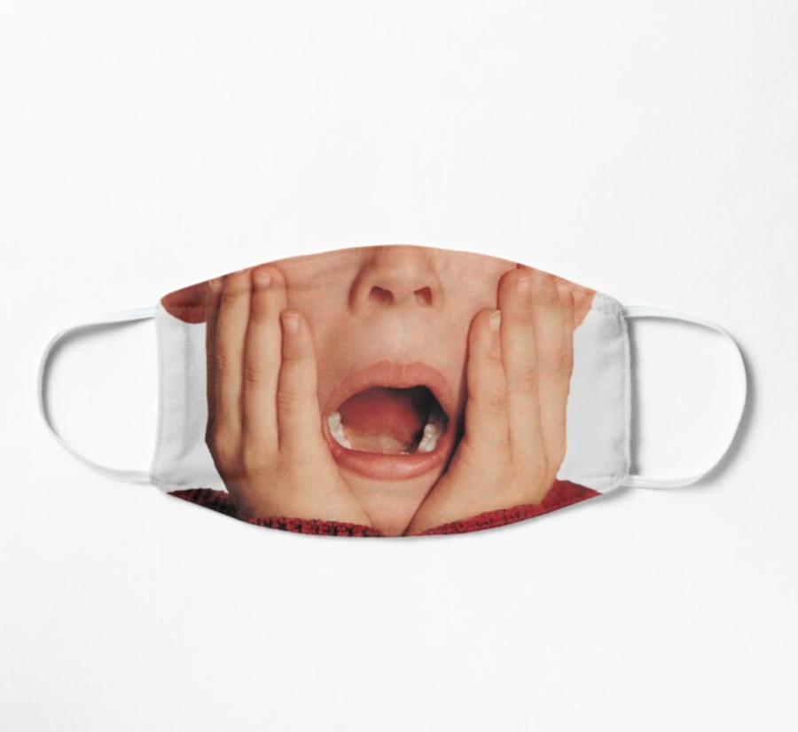Be safe and savvy this holiday with personalized masks from Etsy or RedBubble. 