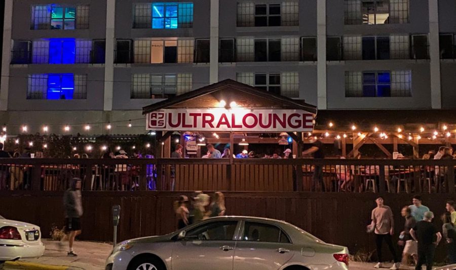 AJs Ultra Lounge during reopening weekend.