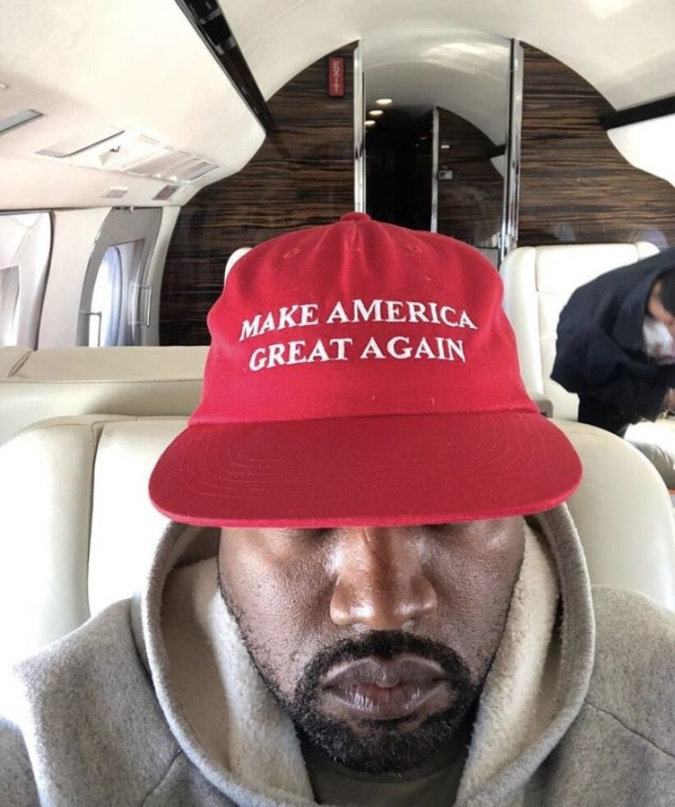 Kanye West is one celebrity who has been critical of both political parties. 