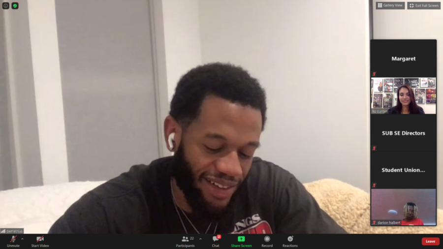 Demetrius Harmon wasnt afraid to show his emotional side during his interview via Zoom for the Oct. 3 ISU AfterDark event.