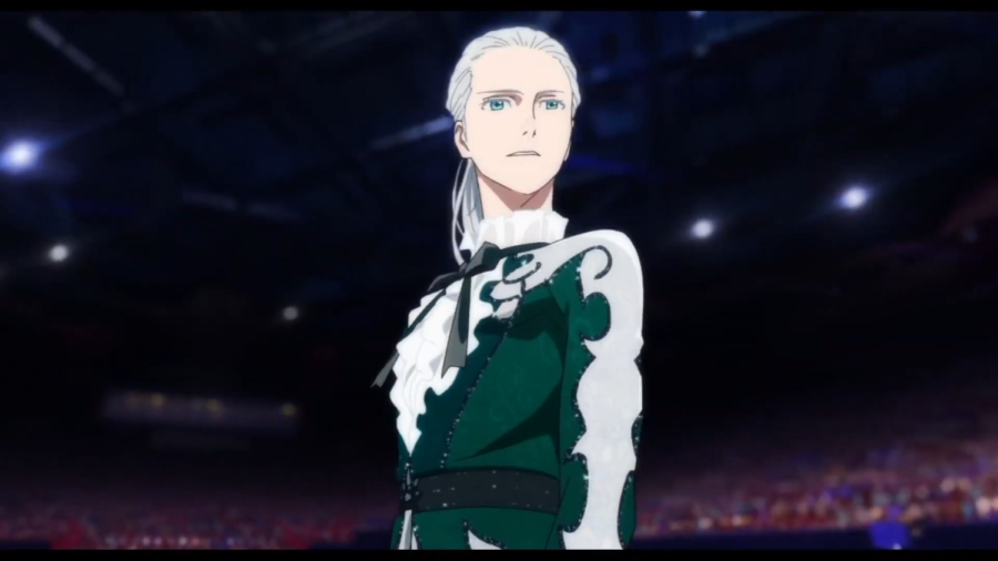 Victor as he appears in the first trailer for YURI!!! on ICE: Ice Adolescence.