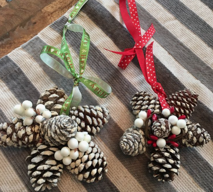Making your own holiday decor is a fun way to actually be productive with your time and save money. 