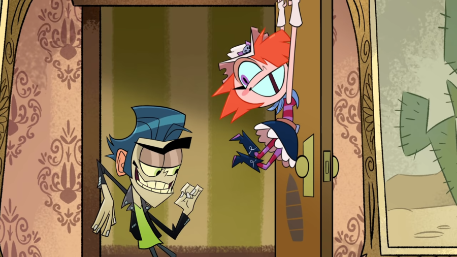 Snag (left) and Rawhide (right) as they appear in the pilot episode of Long Gone Gulch.