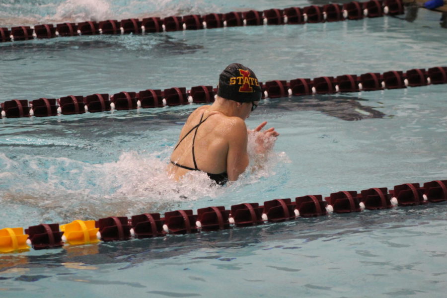 Iowa State swimming and diving had a strong start to the season against South Dakota and South Dakota State this past weekend. 