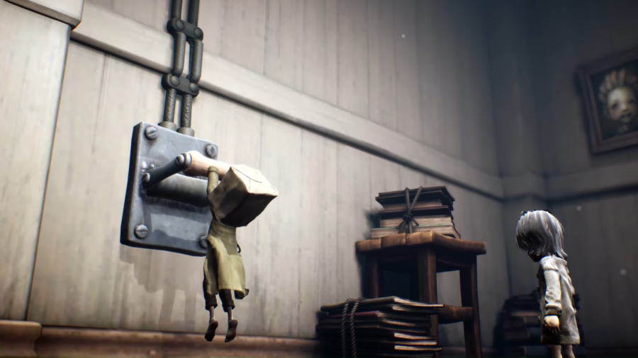 Mono (left) and Six (right) as they appear in Little Nightmares II.
