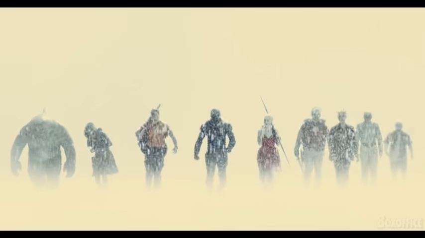 A glimpse of the cast of The Suicide Squad from its official trailer.