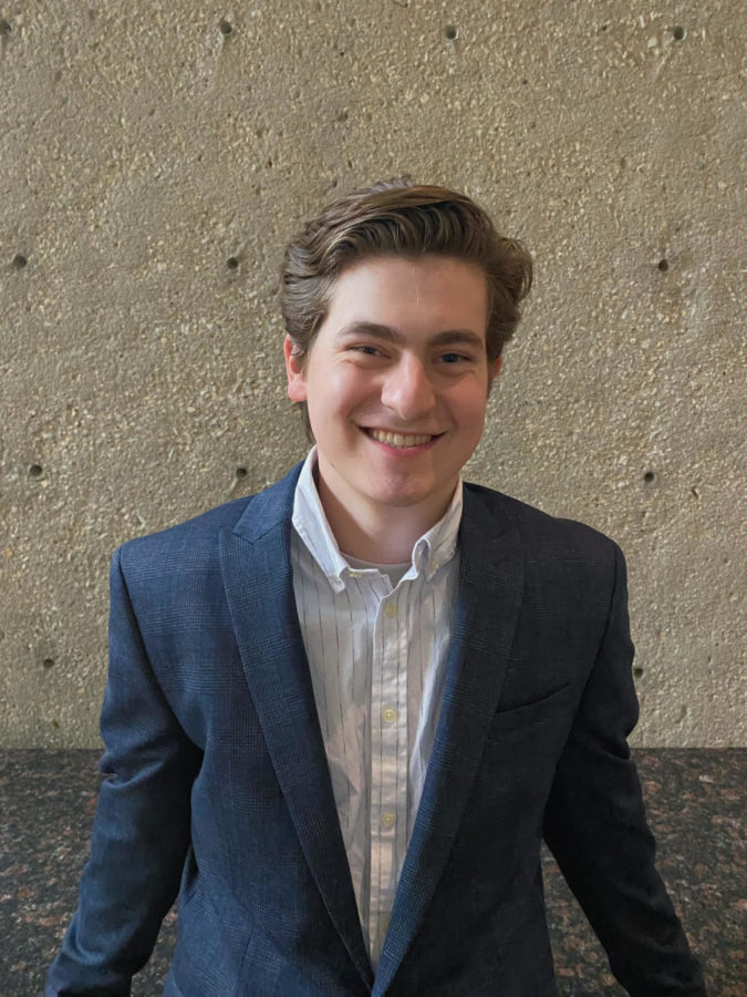 Ethan Cooper is one of the candidates on the ballot for the College of Engineering.