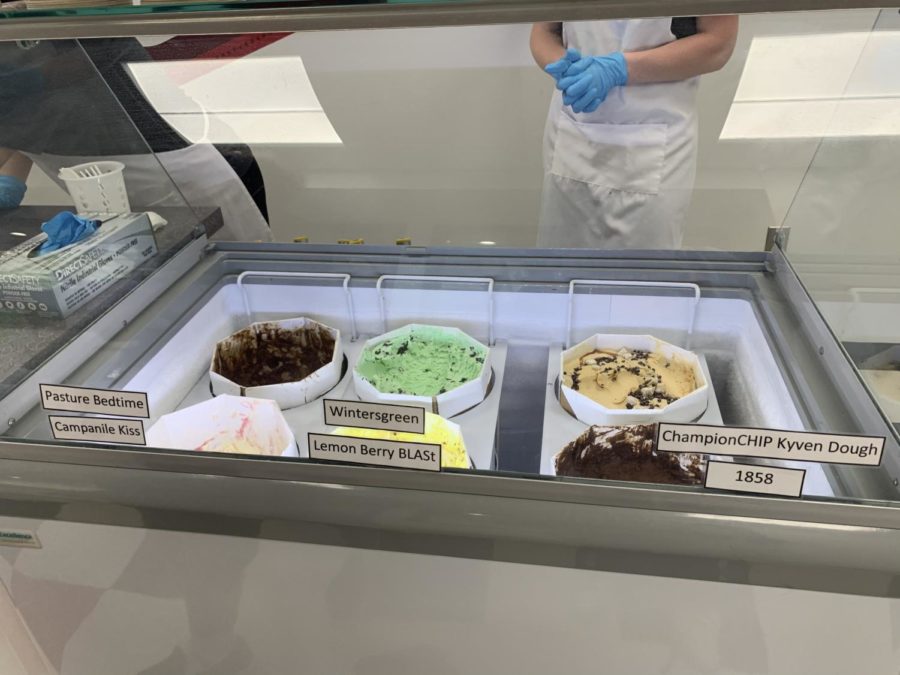 The Iowa State Creamery serves several different Iowa State-inspired ice cream flavors.