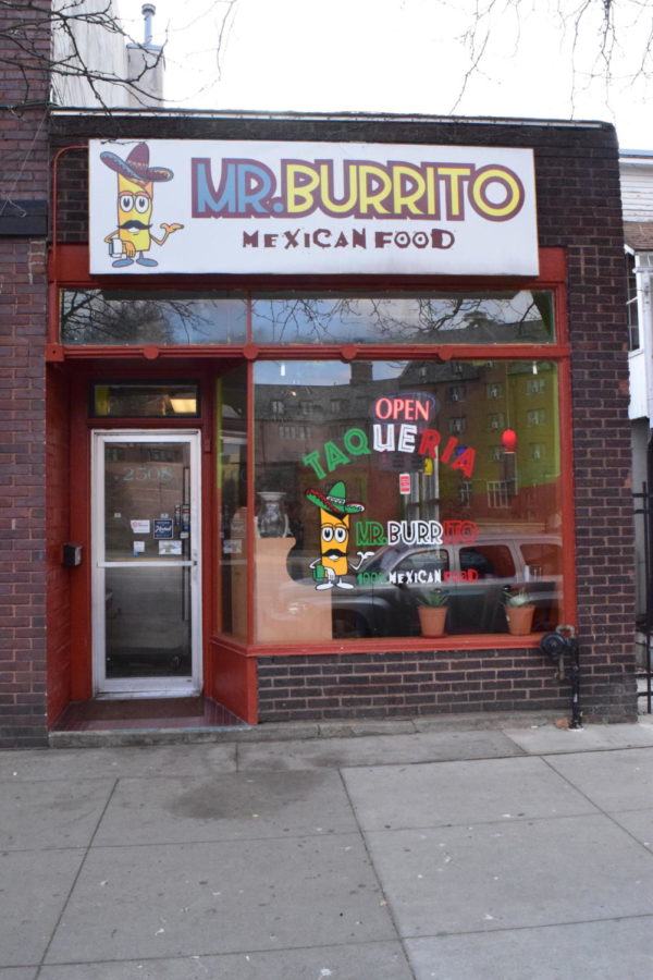 Mr. Burrito is a small, authentic Mexican restaurant located on Lincoln Way. They are open late and draw in many students looking for late-night tacos on their way home from the bars.