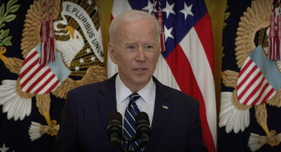 President Joe Biden holds his first press conference after the $1.9 trillion COVID-19 relief package passed.