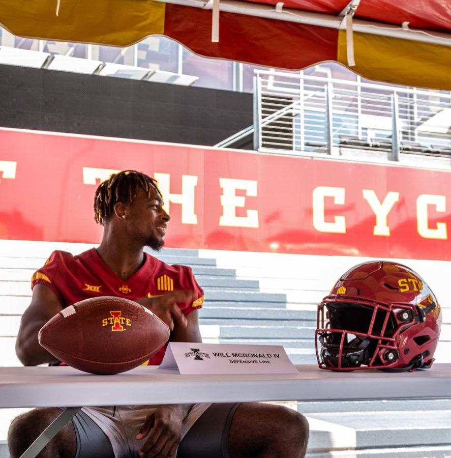 Will McDonald had limited reps behind JaQuan Bailey in his first two seasons, but after 10.5 sacks in 2020, hes expected to become a bigger threat in his passing rushing duties for the Cyclones.