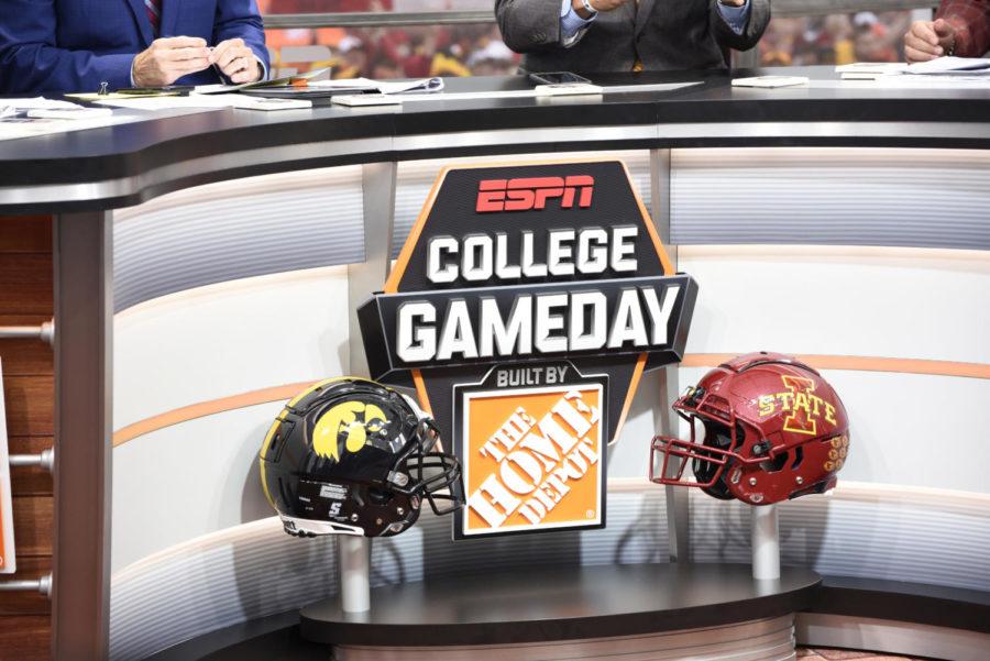 The ESPN College GameDay set Sept. 14, 2019 at Iowa State.