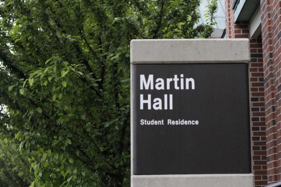 Martin Hall residents responded to a racist whiteboard drawing discovered in the residence hall.