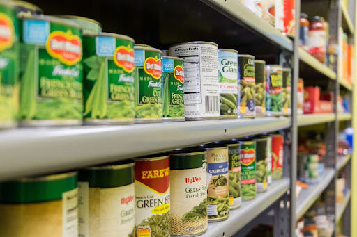 Nonperishable food and household items are available at The SHOP, Iowa State’s on-campus food pantry. Students experiencing food insecurity can stop by and pick up food.